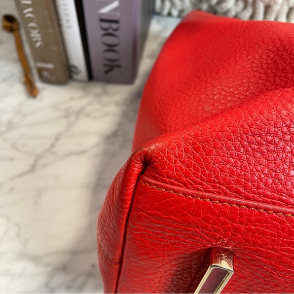 Christian Louboutin Red Leather Tote Bag - Picture 5 of 13